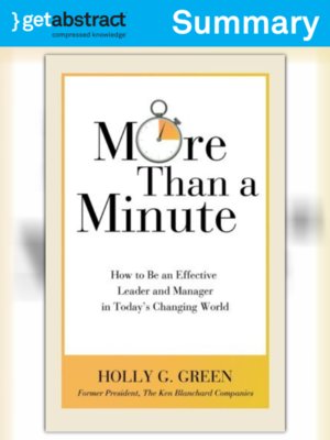 cover image of More Than a Minute (Summary)